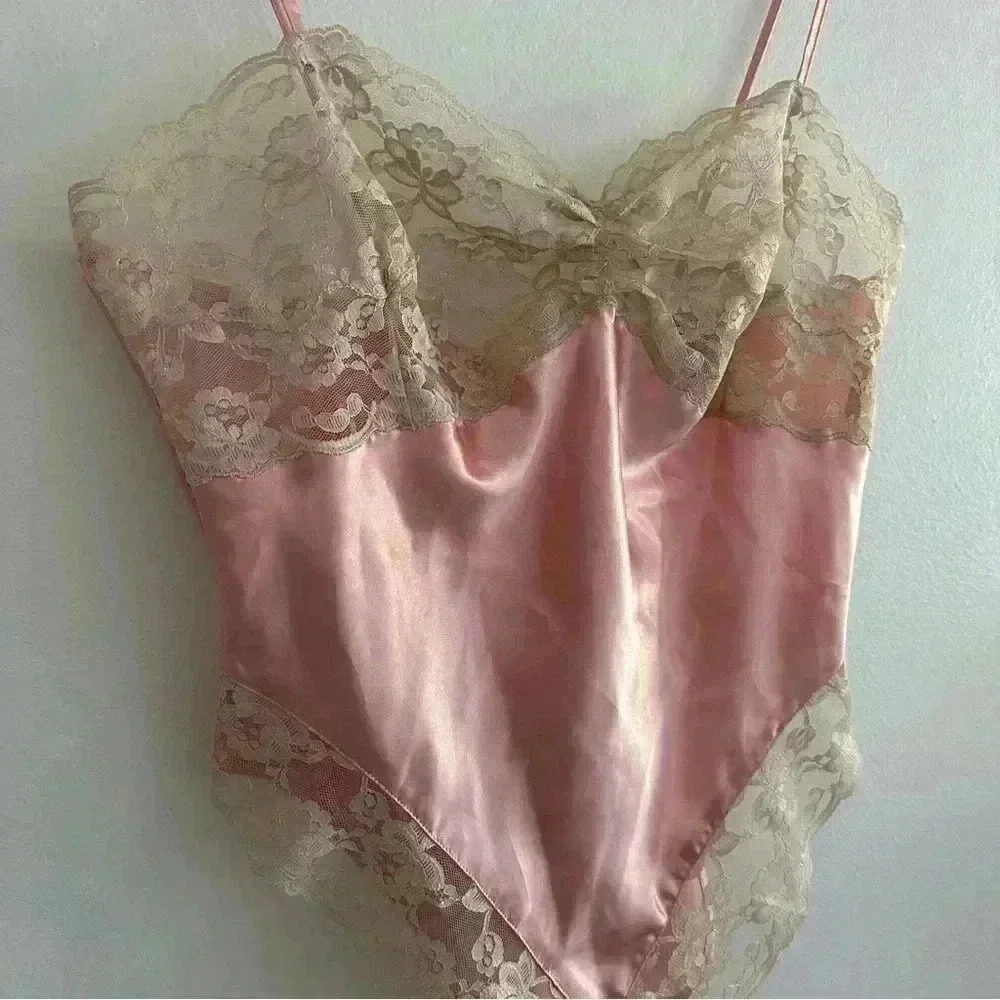 Vintage Victoria Secret Lingerie One Piece M - Picture 2 of 8